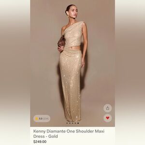 Meshki Kenny diamante dress